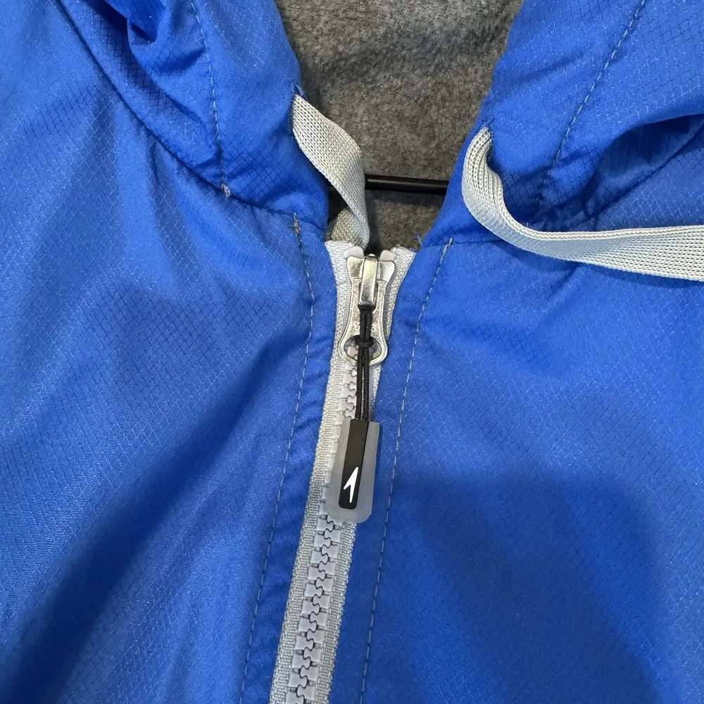 Speedo Adult Team Swim Parka ATCC‎ Dolphins Fleece Med Lined Coat Royal Blue NWT